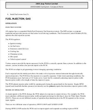 Manuales de reparaciones jeep compass y patriot limited 2007-2009