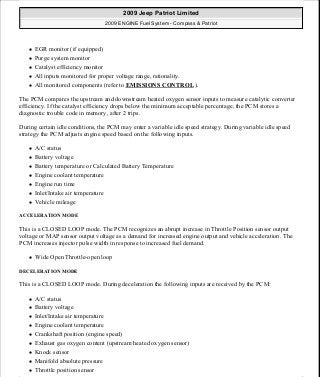 Manuales de reparaciones jeep compass y patriot limited 2007-2009