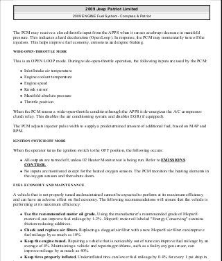 Manuales de reparaciones jeep compass y patriot limited 2007-2009