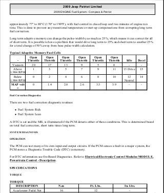 Manuales de reparaciones jeep compass y patriot limited 2007-2009