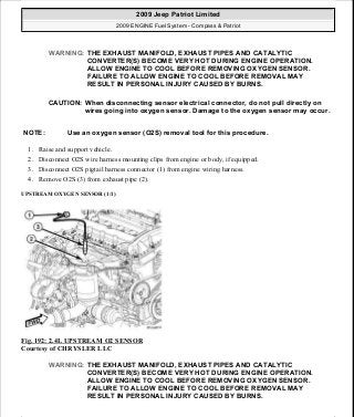 Manuales de reparaciones jeep compass y patriot limited 2007-2009