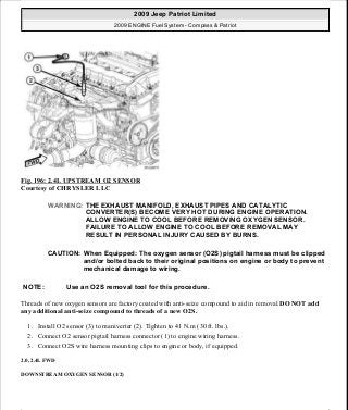 Manuales de reparaciones jeep compass y patriot limited 2007-2009