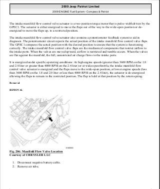 Manuales de reparaciones jeep compass y patriot limited 2007-2009