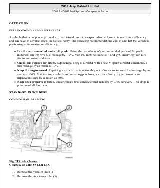 Manuales de reparaciones jeep compass y patriot limited 2007-2009