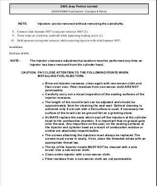 Manuales de reparaciones jeep compass y patriot limited 2007-2009