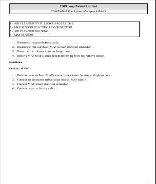 Manuales de reparaciones jeep compass y patriot limited 2007-2009
