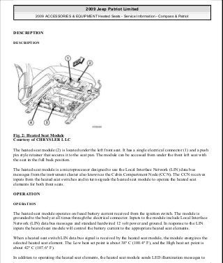 Manuales de reparaciones jeep compass y patriot limited 2007-2009