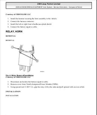 Manuales de reparaciones jeep compass y patriot limited 2007-2009