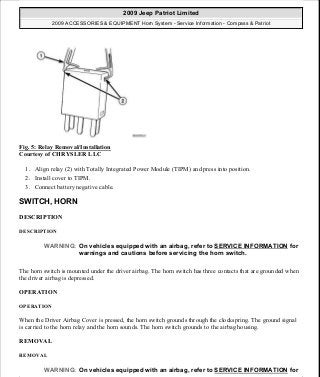 Manuales de reparaciones jeep compass y patriot limited 2007-2009
