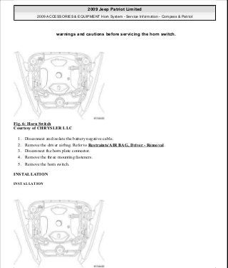 Manuales de reparaciones jeep compass y patriot limited 2007-2009