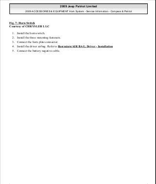 Manuales de reparaciones jeep compass y patriot limited 2007-2009