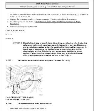 Manuales de reparaciones jeep compass y patriot limited 2007-2009