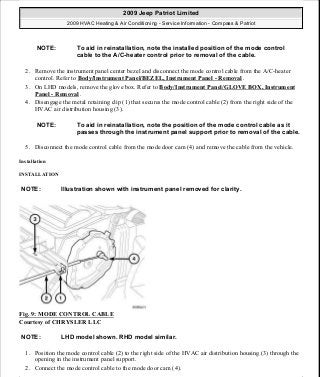 Manuales de reparaciones jeep compass y patriot limited 2007-2009