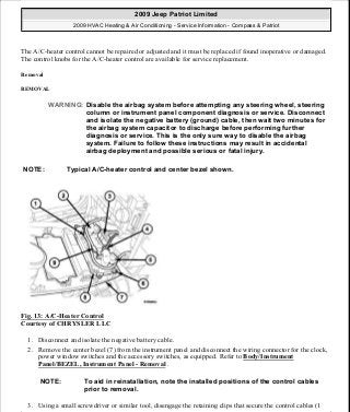 Manuales de reparaciones jeep compass y patriot limited 2007-2009