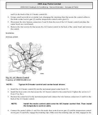 Manuales de reparaciones jeep compass y patriot limited 2007-2009