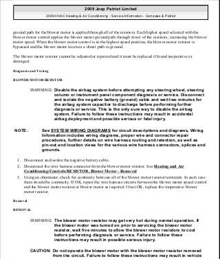 Manuales de reparaciones jeep compass y patriot limited 2007-2009
