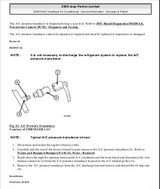 Manuales de reparaciones jeep compass y patriot limited 2007-2009