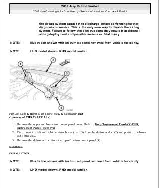 Manuales de reparaciones jeep compass y patriot limited 2007-2009