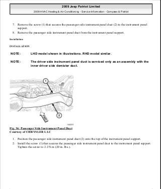 Manuales de reparaciones jeep compass y patriot limited 2007-2009