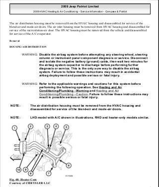Manuales de reparaciones jeep compass y patriot limited 2007-2009