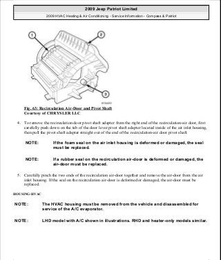 Manuales de reparaciones jeep compass y patriot limited 2007-2009