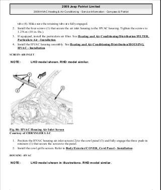 Manuales de reparaciones jeep compass y patriot limited 2007-2009