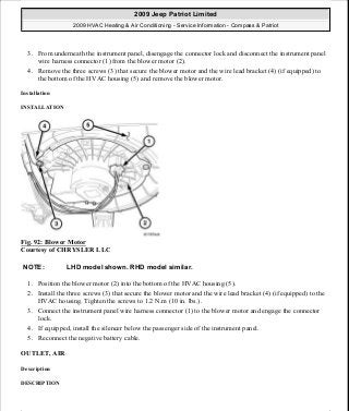 Manuales de reparaciones jeep compass y patriot limited 2007-2009