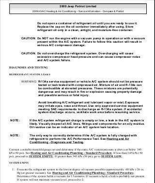 Manuales de reparaciones jeep compass y patriot limited 2007-2009