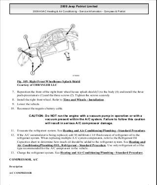 Manuales de reparaciones jeep compass y patriot limited 2007-2009