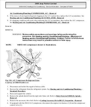 Manuales de reparaciones jeep compass y patriot limited 2007-2009