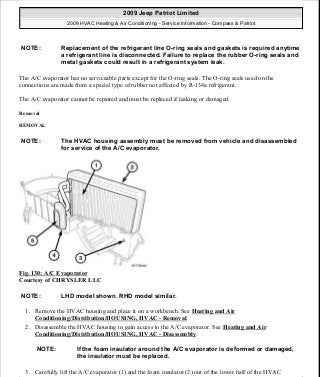Manuales de reparaciones jeep compass y patriot limited 2007-2009