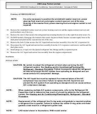 Manuales de reparaciones jeep compass y patriot limited 2007-2009