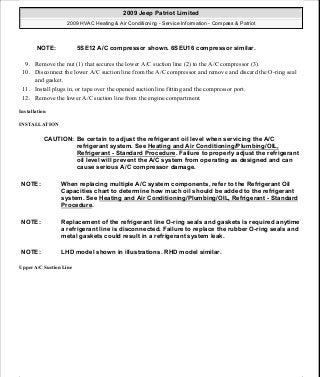 Manuales de reparaciones jeep compass y patriot limited 2007-2009