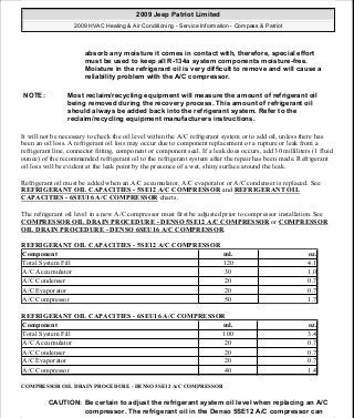 Manuales de reparaciones jeep compass y patriot limited 2007-2009