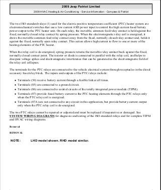 Manuales de reparaciones jeep compass y patriot limited 2007-2009