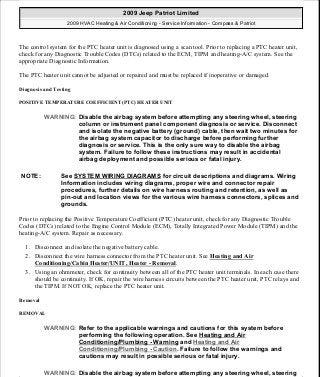 Manuales de reparaciones jeep compass y patriot limited 2007-2009