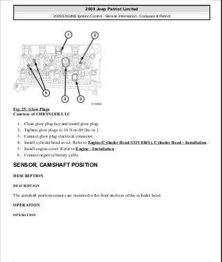 Manuales de reparaciones jeep compass y patriot limited 2007-2009