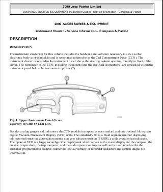 Manuales de reparaciones jeep compass y patriot limited 2007-2009