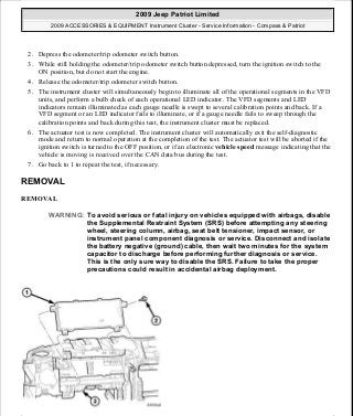 Manuales de reparaciones jeep compass y patriot limited 2007-2009