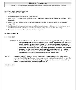 Manuales de reparaciones jeep compass y patriot limited 2007-2009