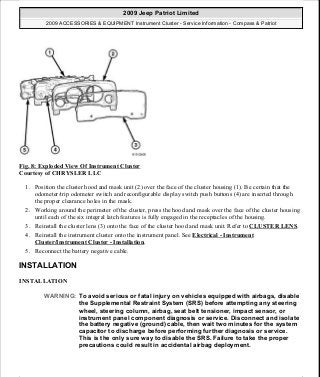 Manuales de reparaciones jeep compass y patriot limited 2007-2009