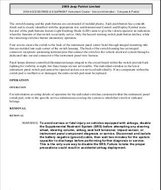 Manuales de reparaciones jeep compass y patriot limited 2007-2009