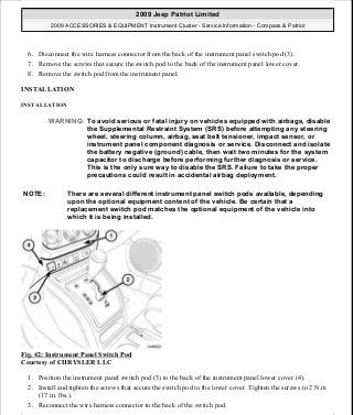 Manuales de reparaciones jeep compass y patriot limited 2007-2009