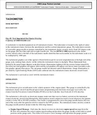 Manuales de reparaciones jeep compass y patriot limited 2007-2009