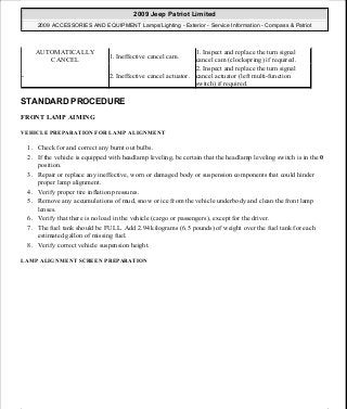 Manuales de reparaciones jeep compass y patriot limited 2007-2009