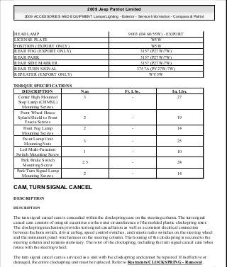 Manuales de reparaciones jeep compass y patriot limited 2007-2009