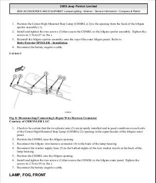 Manuales de reparaciones jeep compass y patriot limited 2007-2009