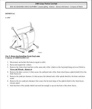 Manuales de reparaciones jeep compass y patriot limited 2007-2009