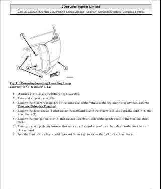 Manuales de reparaciones jeep compass y patriot limited 2007-2009