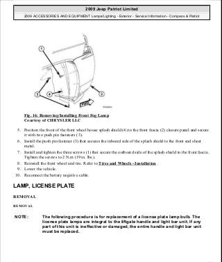Manuales de reparaciones jeep compass y patriot limited 2007-2009